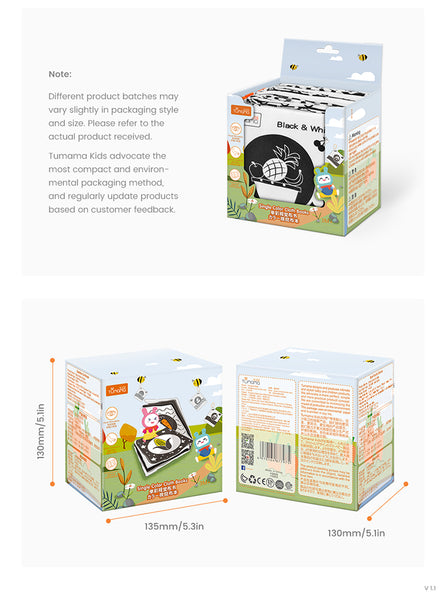 Black & White Baby Soft Cloth Books 4 Piece Set