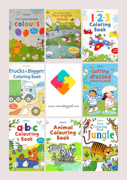 Usborne Colouring Book with Stickers