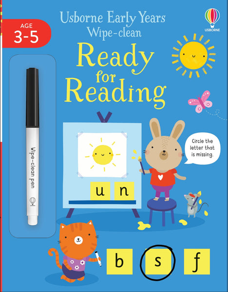 Usborne Wipe-Clean Activity Books with Erasable Marker
