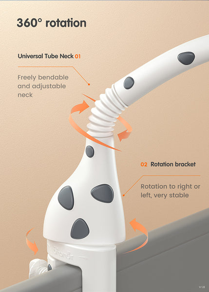 Remote Control Giraffe Crib Mobile with Light Projection & Music