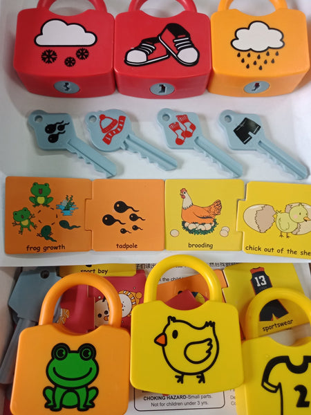 Associated  Pairing  Learning Locks & Alphabet Learning Locks