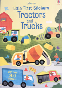 Usborne Little First Stickers Sticker Book - Tractors and Trucks