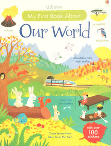 Usborne My First Book About Sticker Book - Our World