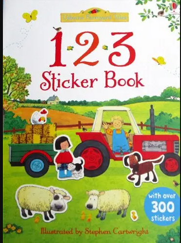 Usborne Farmyard Tales Sticker Book - 123