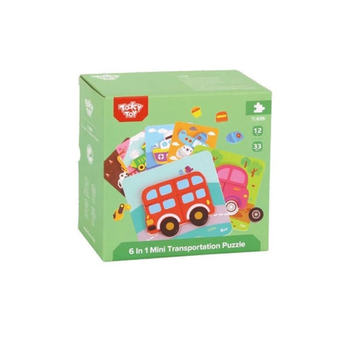 6 in 1 Chunky Transportation Puzzle