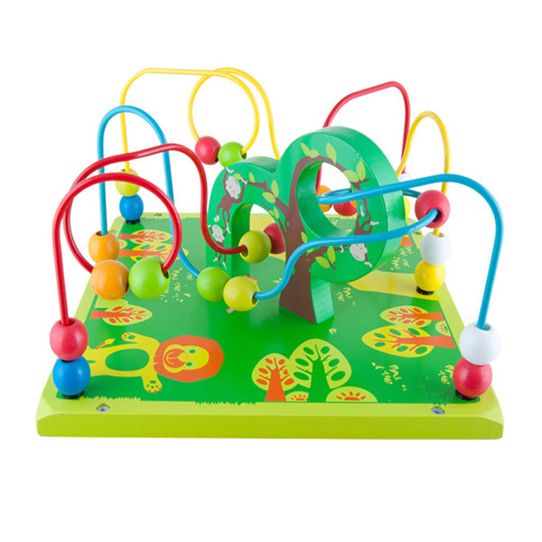 Multifunctional ABC Wooden Activity Cube