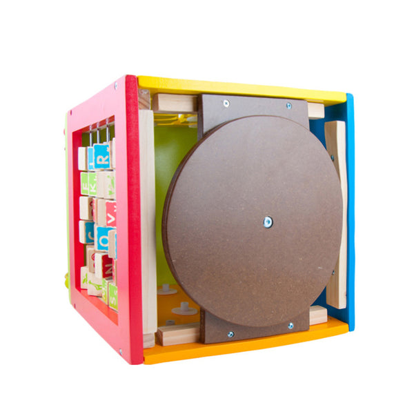 Multifunctional ABC Wooden Activity Cube