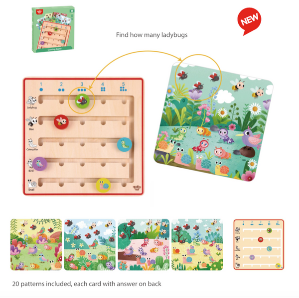 Wooden Counting Activity Game Kit
