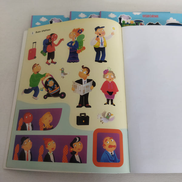 Make A Picture Sticker Book - Trains