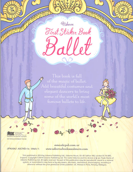 Usborne First Sticker Book - Ballet