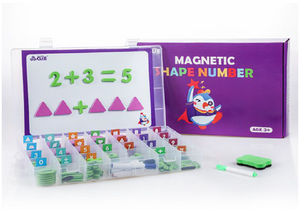 81pcs. Small Magnetic Shape & Numbers 3 Sets