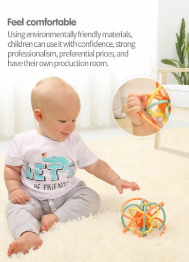Toy Rattle & Sensory Teether Toy