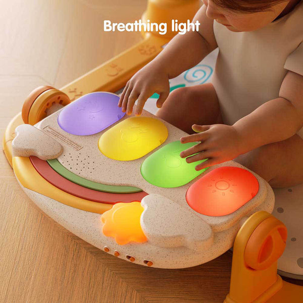 Musical Activity Play Gym  with Rattle Bluetooth, Lights & Sound - Lion