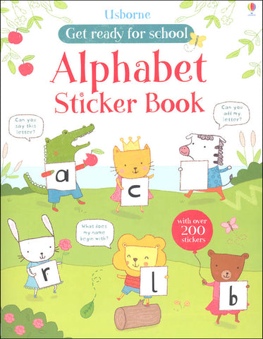 Get Ready For School Sticker Book- Alphabet