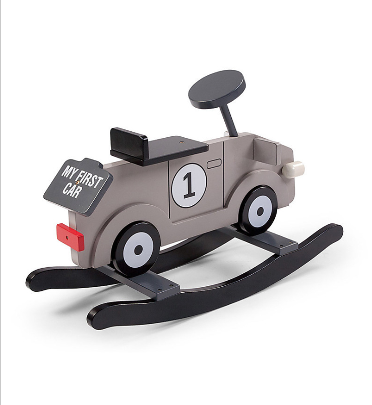 Wooden Rocking Race Car – Smart Toys PH