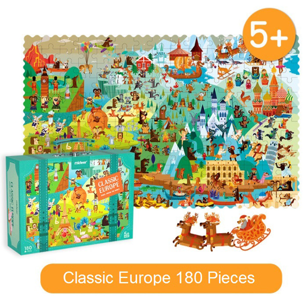 Mideer Travel Around the World Puzzle