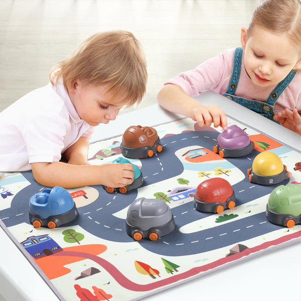 Stacking Car Toy with Mat Set