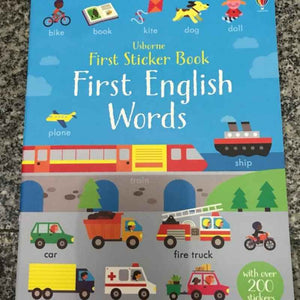Usborne First Sticker Book - First English Words