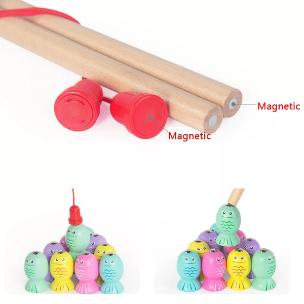 Wooden Magnetic Fishing Toy
