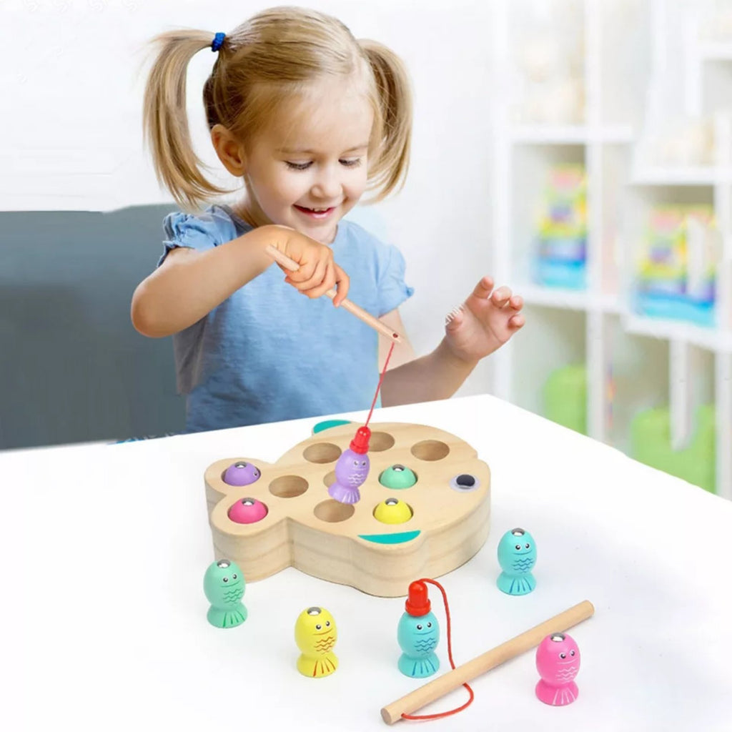 Wooden Magnetic Fishing Toy – Smart Toys PH