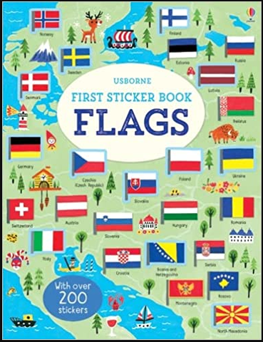 Usborne First Sticker Book - Flags