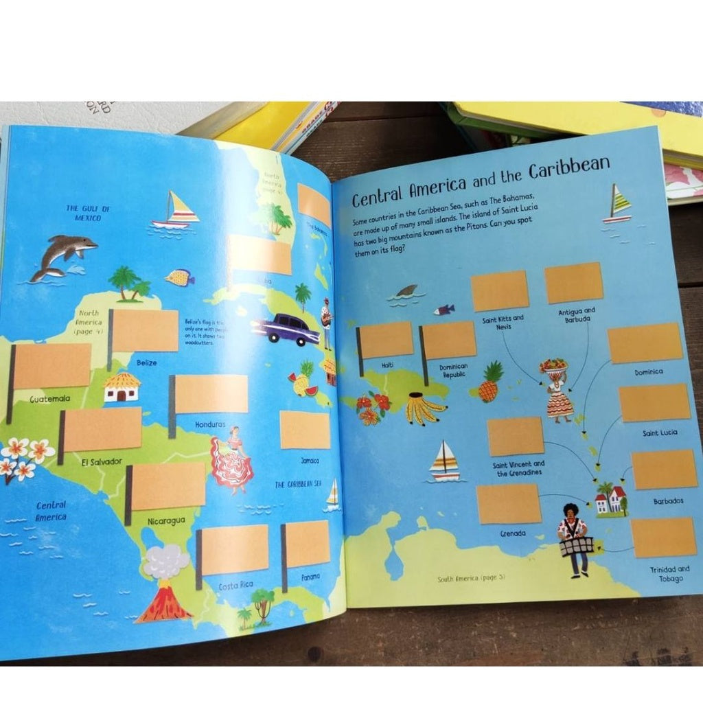 Flags Sticker Book - Montessori Services