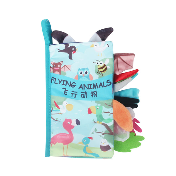 Animal Tail Baby Soft Cloth Books