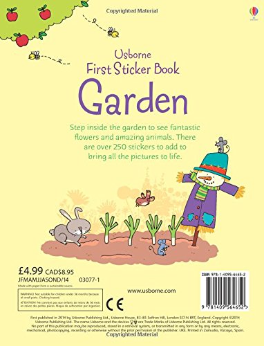 Usborne First Sticker Book - Garden