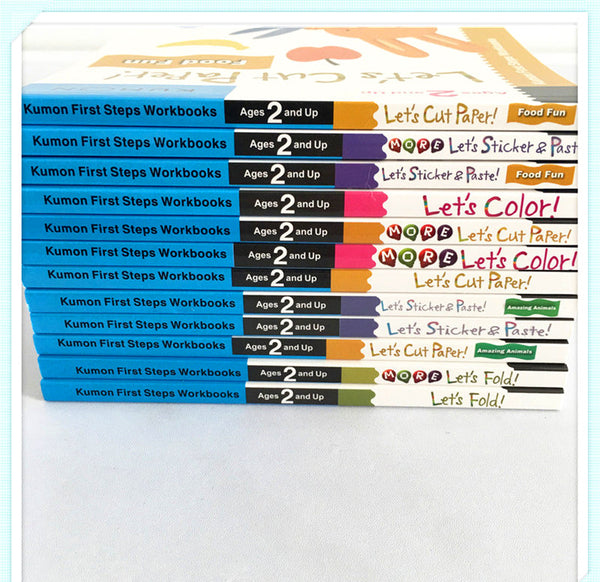 Kumon First Steps Workbook Set of 12 Books