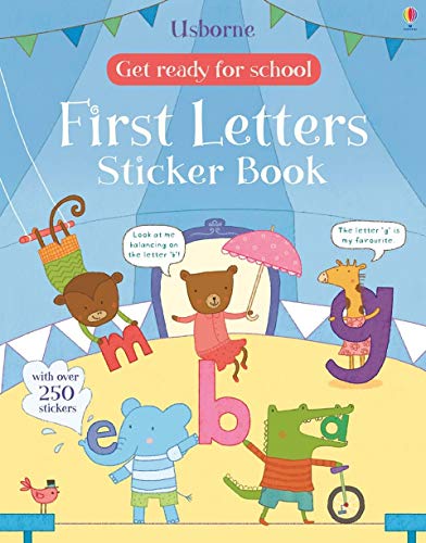 Get Ready For School Sticker Book- First Letter