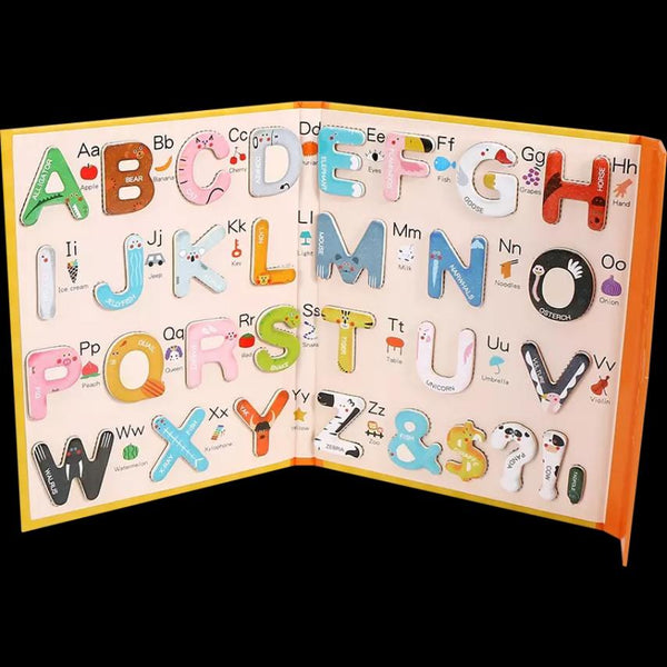 Magnetic Alphabet Puzzle Book