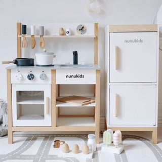 Nordic Wooden Kids Refrigerator