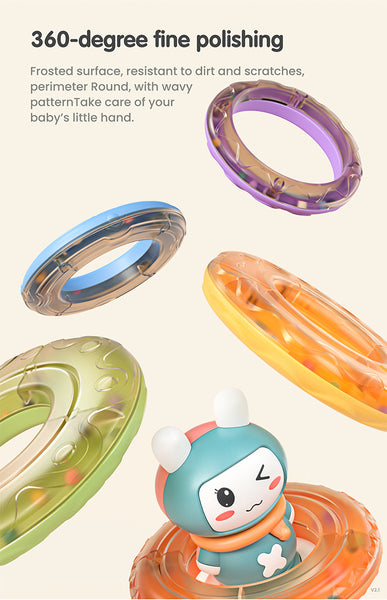Baby Colorful Stacking Ring Tower with Light & Sound