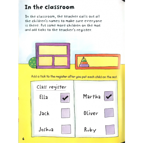 Usborne Sticker Book - Starting School