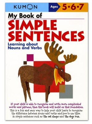 Kumon My Book of Simple Sentences Ages 5,6,7