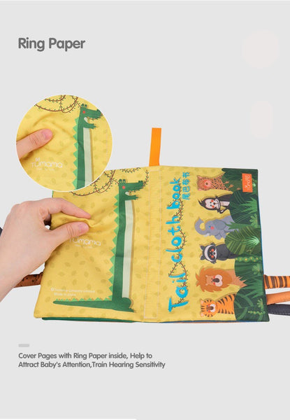 Animal's Tail Soft Cloth Quiet Book