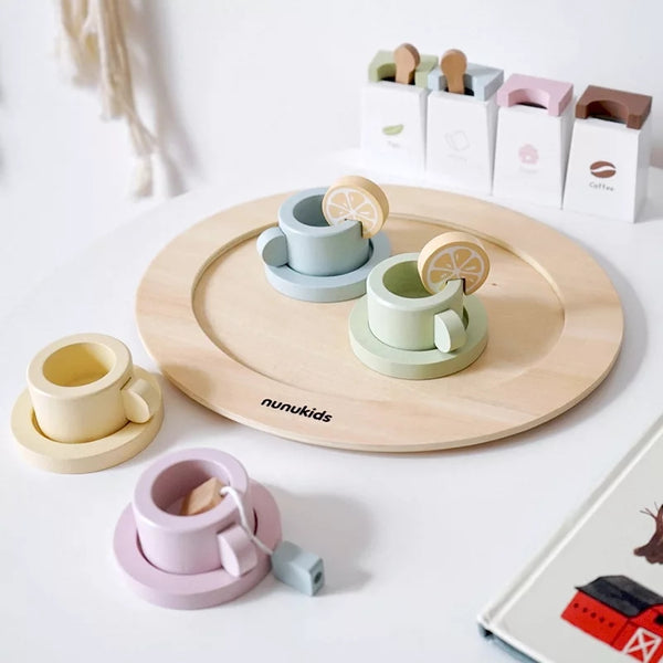 Nordic Wooden Tea Party Set