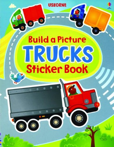 Make A Picture Sticker Book - Trucks