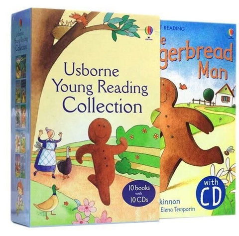 Usborne Young Reading Collection | 10 Books with 10 CDs Set